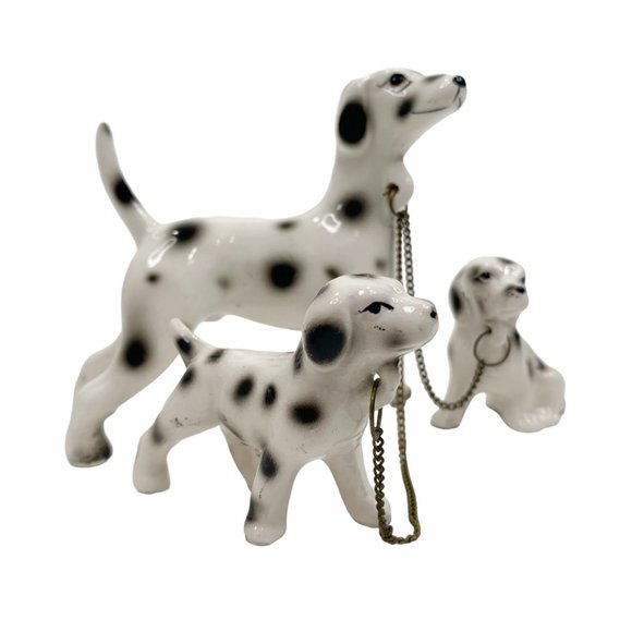 Vintage Relco Dalmation Dog Mother Puppies Figurine Made in Japan Handpainted - Picture 12 of 12